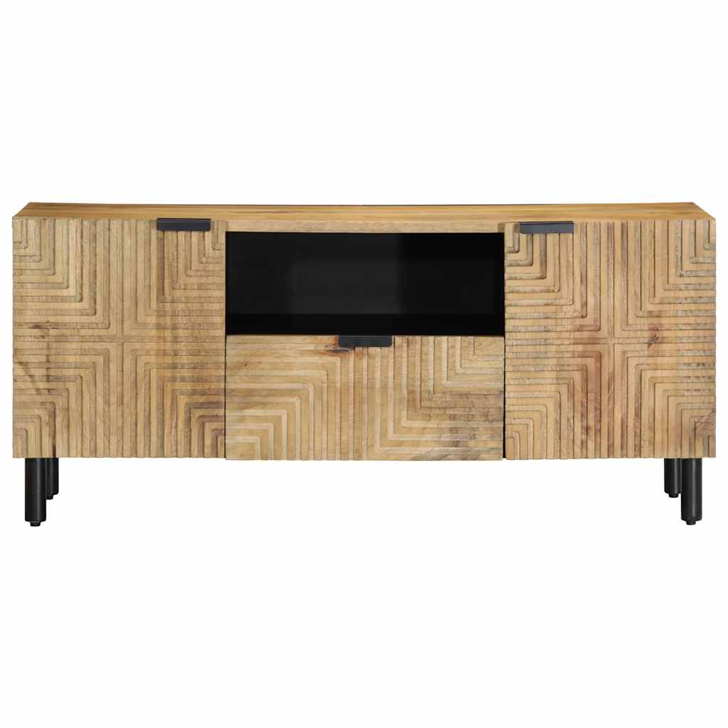 TV-Schrank Braun 105x33x46 cm Massivholz Mango