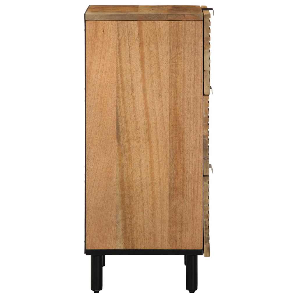 Sideboard Braun 40x33x75 cm Massivholz Mango