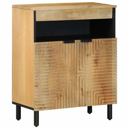 Sideboard Braun 60x33x75 cm Massivholz Mango