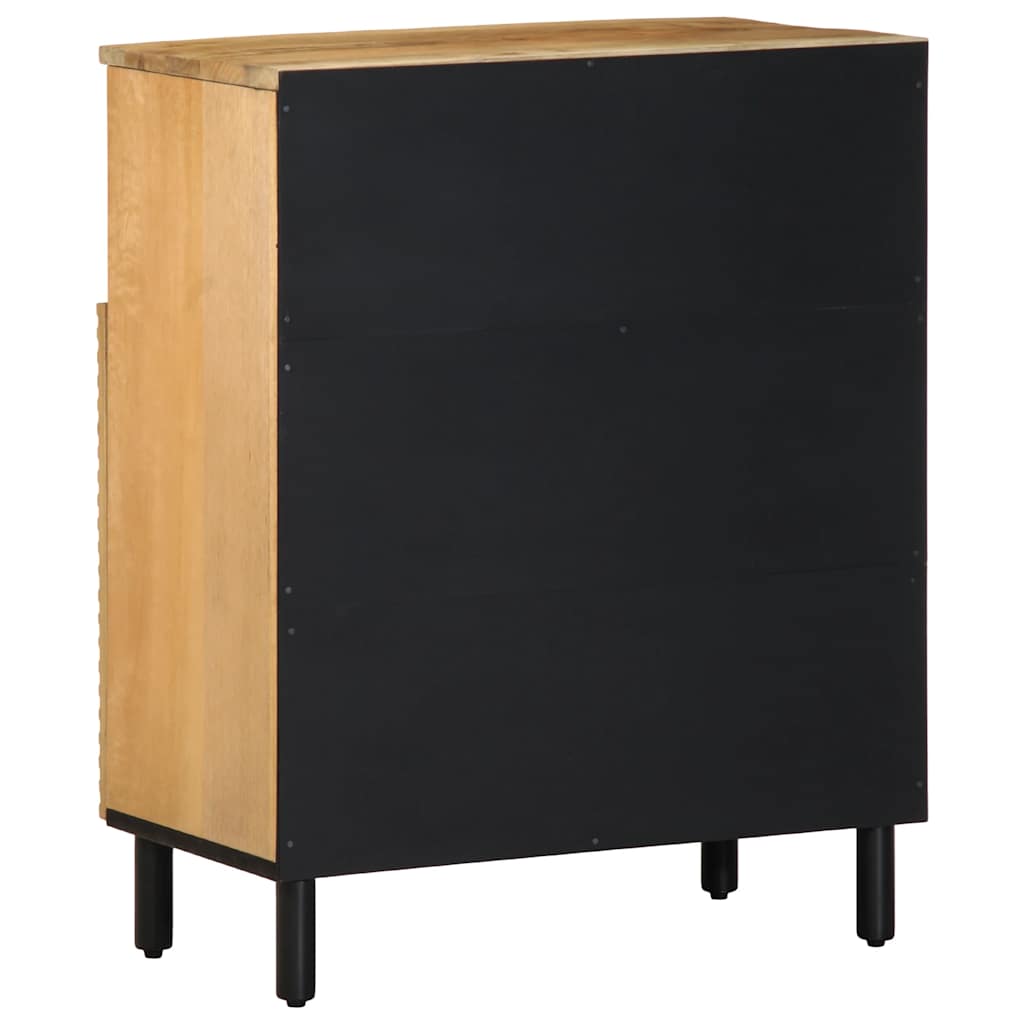 Sideboard Braun 60x33x75 cm Massivholz Mango