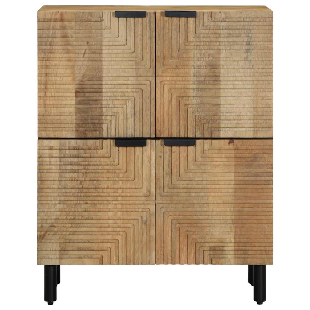 Sideboard Braun 60x33x75 cm Massivholz Mango