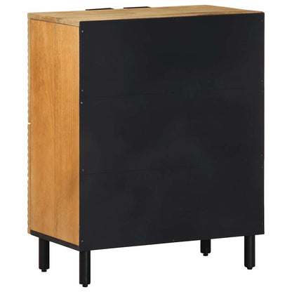 Sideboard Braun 60x33x75 cm Massivholz Mango