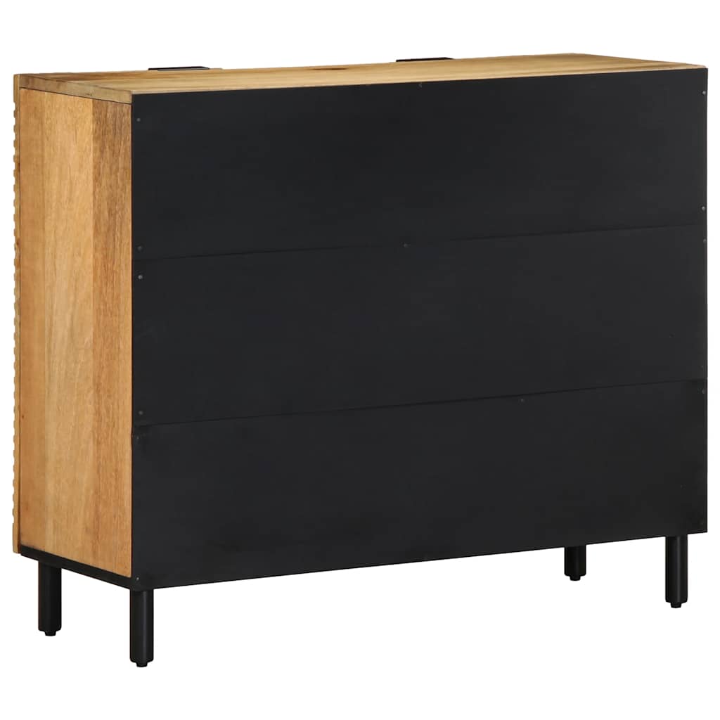 Sideboard Braun 90x33x75 cm Massivholz Mango