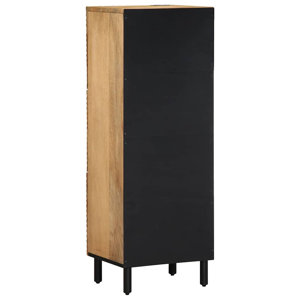 Highboard Braun 40x33x110 cm Massivholz Mango