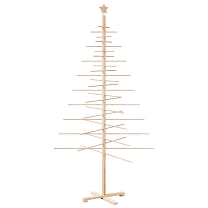 Weihnachtsbaum Holz zum Schmücken 210 cm Massivholz Kiefer