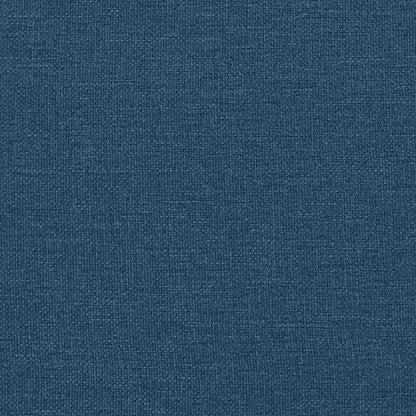 Ottoman-Bett ohne Matratze Blau 100x200 cm Stoff