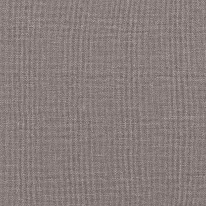 Ottoman-Bett ohne Matratze Taupe 120x200 cm Stoff