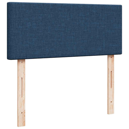 Ottoman-Bett mit Matratze Blau 120x190 cm Stoff