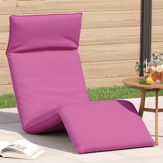 Sonnenliege Klappbar Rosa 175x54x8,5 cm Oxford-Gewebe