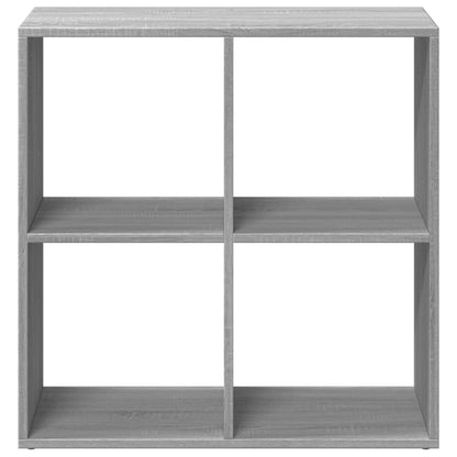 Raumteiler-Bücherregal Grau Sonoma 69,5x29x69,5 cm