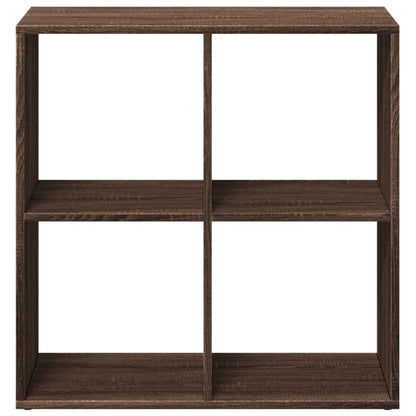 Raumteiler-Bücherregal Braun Eichen-Optik 69,5x29x69,5 cm