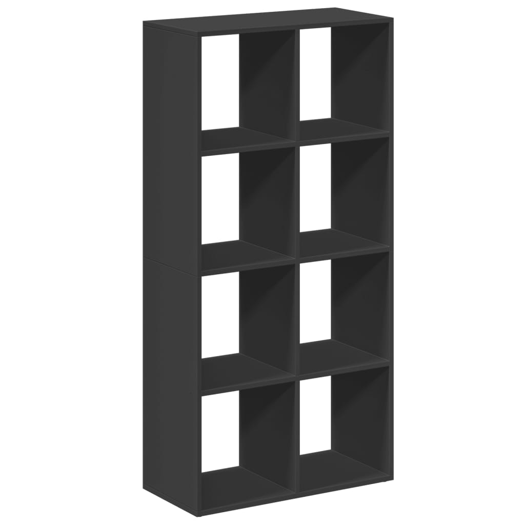 Raumteiler-Bücherregal Schwarz 69,5x29x137,5 cm Holzwerkstoff