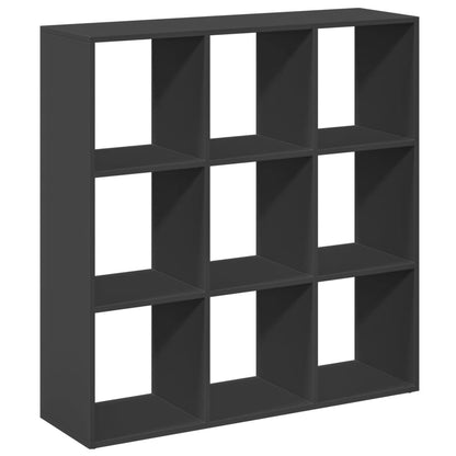 Raumteiler-Bücherregal Schwarz 102x29x103,5 cm Holzwerkstoff