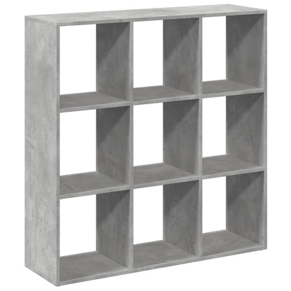 Raumteiler-Bücherregal Betongrau 102x29x103,5 cm Holzwerkstoff