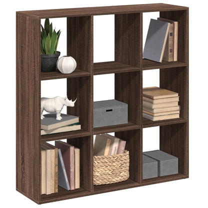 Raumteiler-Bücherregal Braun Eichen-Optik 102x29x103,5 cm