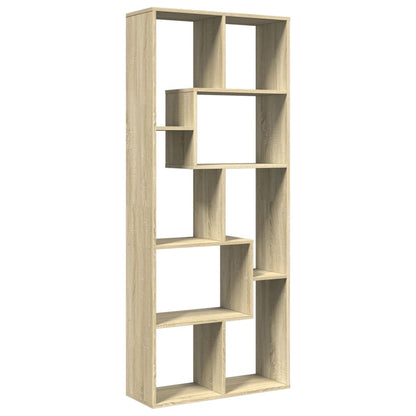 Raumteiler-Bücherregal Sonoma-Eiche 67x25x161,5cm Holzwerkstoff