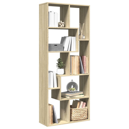 Raumteiler-Bücherregal Sonoma-Eiche 67x25x161,5cm Holzwerkstoff