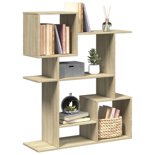 Raumteiler-Bücherregal Sonoma-Eiche 92x29x112 cm Holzwerkstoff