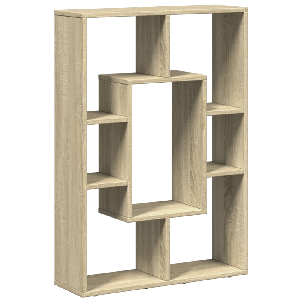 Bücherregal Sonoma-Eiche 63x20x90 cm Holzwerkstoff