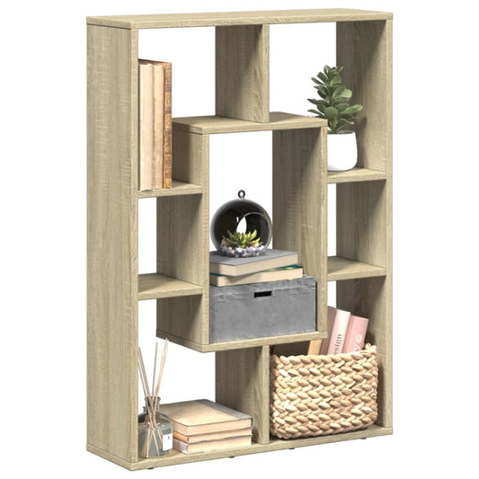 Bücherregal Sonoma-Eiche 63x20x90 cm Holzwerkstoff