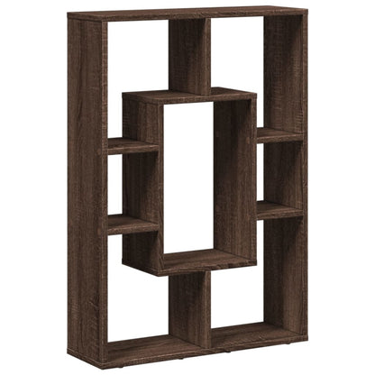 Bücherregal Braun Eichen-Optik 63x20x90 cm Holzwerkstoff