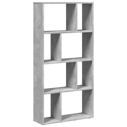 Bücherregal Betongrau 60x20x120 cm Holzwerkstoff