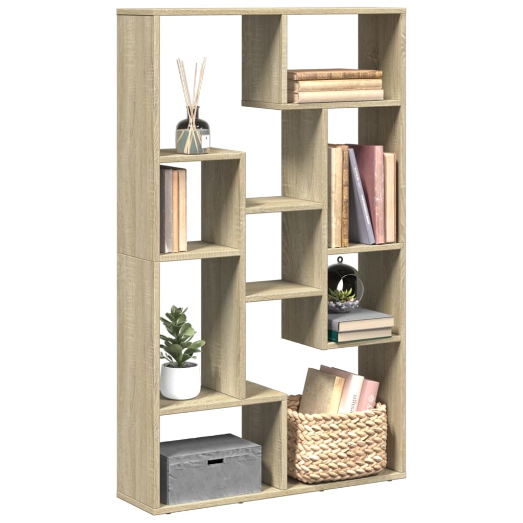 Bücherregal Sonoma-Eiche 72x20x120 cm Holzwerkstoff