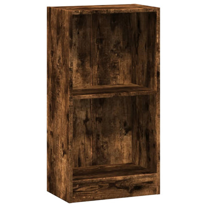 Bücherregal Räuchereiche 40x24x76 cm Holzwerkstoff