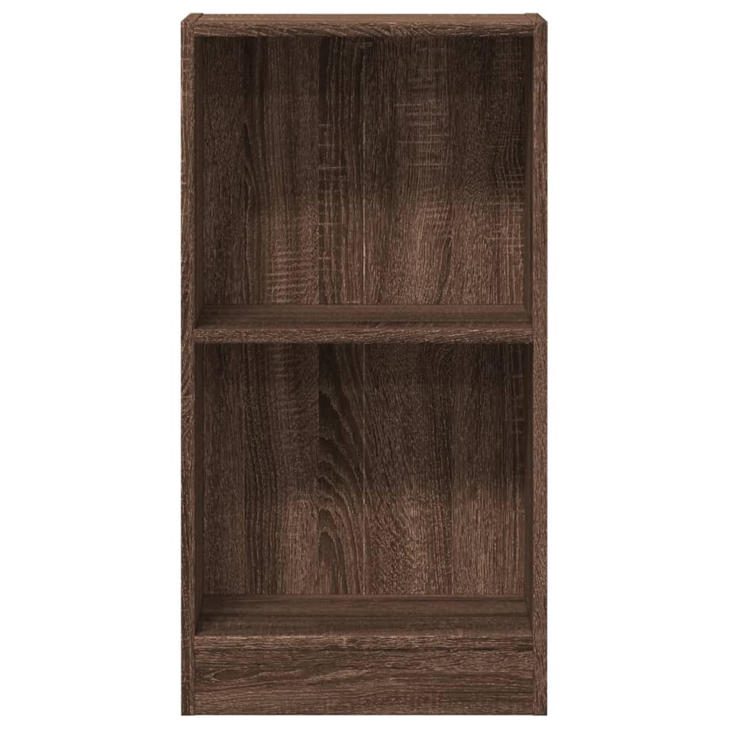 Bücherregal Braun Eichen-Optik 40x24x76 cm Holzwerkstoff