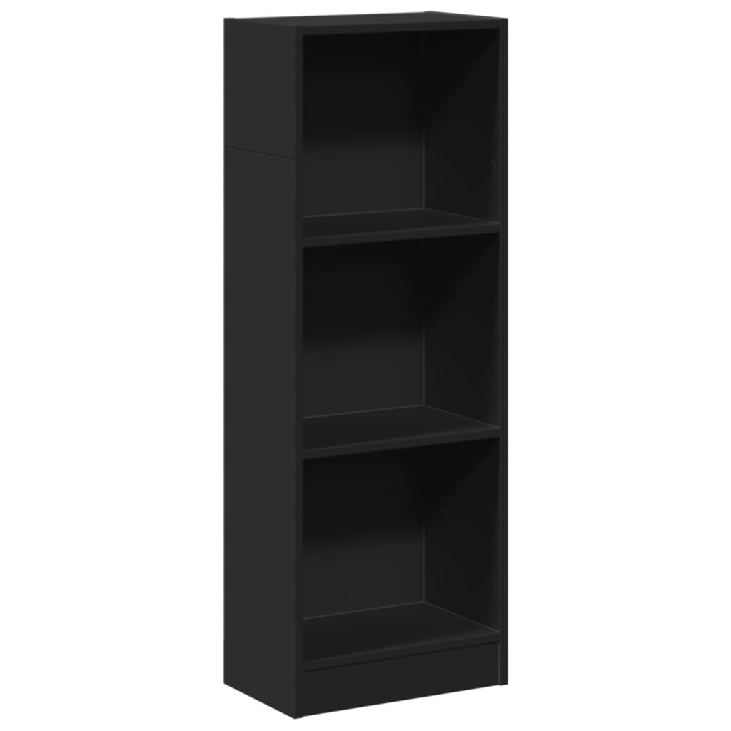 Bücherregal Schwarz 40x24x109 cm Holzwerkstoff