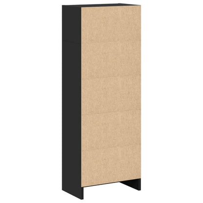 Bücherregal Schwarz 40x24x109 cm Holzwerkstoff