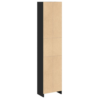 Bücherregal Schwarz 40x24x176 cm Holzwerkstoff