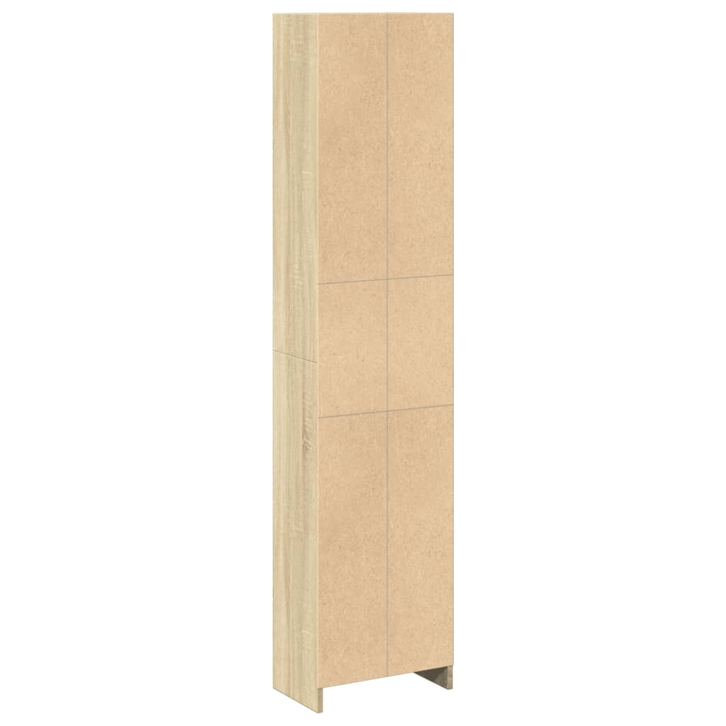 Bücherregal Sonoma-Eiche 40x24x176 cm Holzwerkstoff