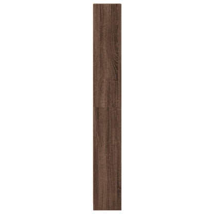 Bücherregal Braun Eichen-Optik 40x24x176 cm Holzwerkstoff