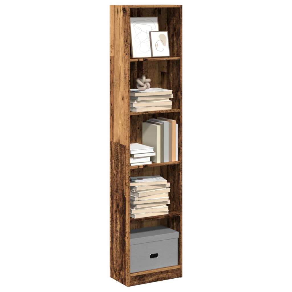 Bücherregal Altholz-Optik 40x24x176 cm Holzwerkstoff