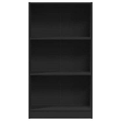 Bücherregal Schwarz 60x24x109 cm Holzwerkstoff