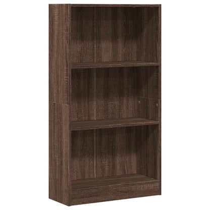 Bücherregal Braun Eichen-Optik 60x24x109 cm Holzwerkstoff