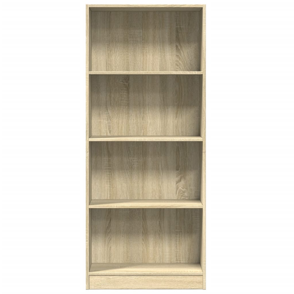 Bücherregal Sonoma-Eiche 60x24x143 cm Holzwerkstoff