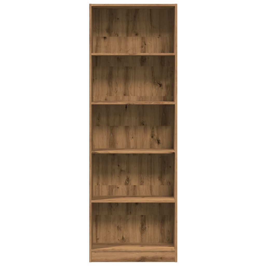 Bücherregal Artisan-Eiche 60x24x176 cm Holzwerkstoff