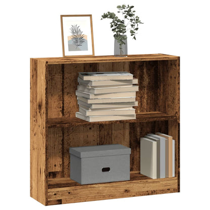 Bücherregal Altholz-Optik 80x24x76cm Holzwerkstoff