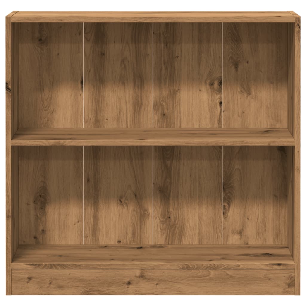 Bücherregal Artisan-Eiche 80x24x76cm Holzwerkstoff