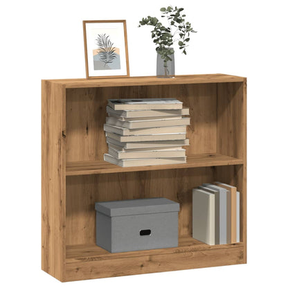 Bücherregal Artisan-Eiche 80x24x76cm Holzwerkstoff