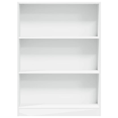 Bücherregal Weiß 80x24x109 cm Holzwerkstoff