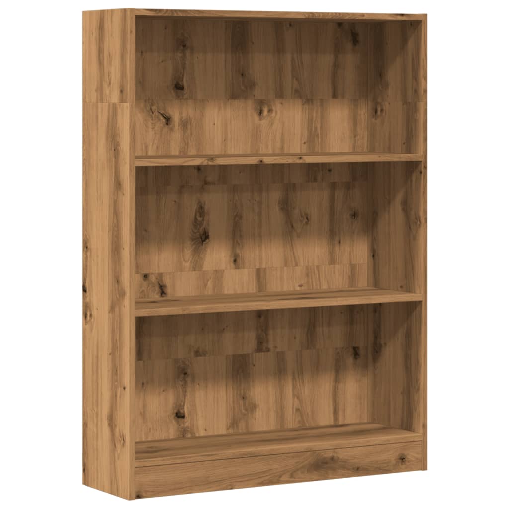 Bücherregal Artisan-Eiche 80x24x109 cm Holzwerkstoff