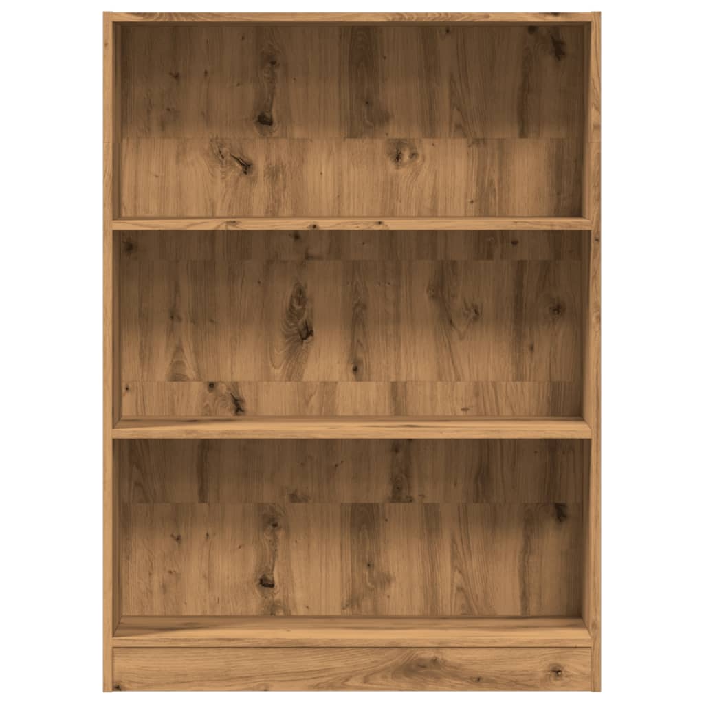 Bücherregal Artisan-Eiche 80x24x109 cm Holzwerkstoff