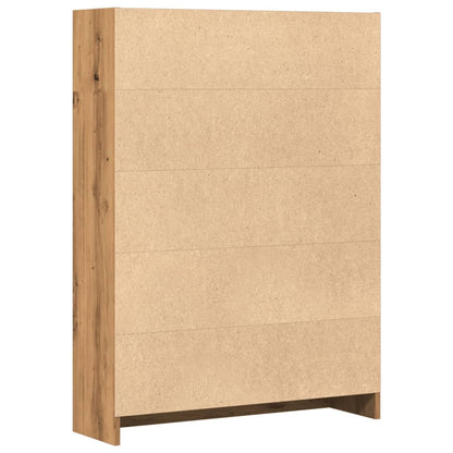 Bücherregal Artisan-Eiche 80x24x109 cm Holzwerkstoff