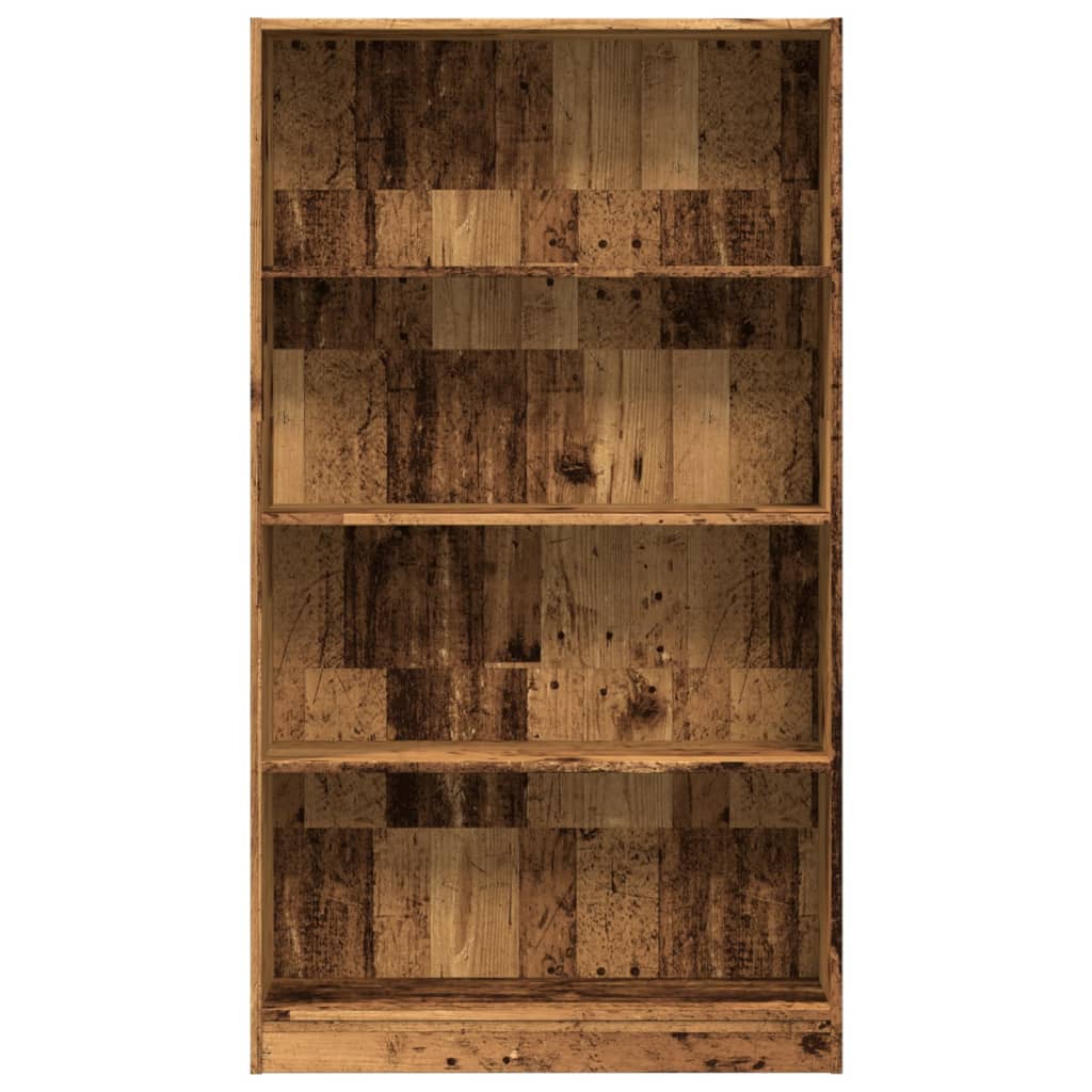 Bücherregal Altholz-Optik 80x24x143 cm Holzwerkstoff