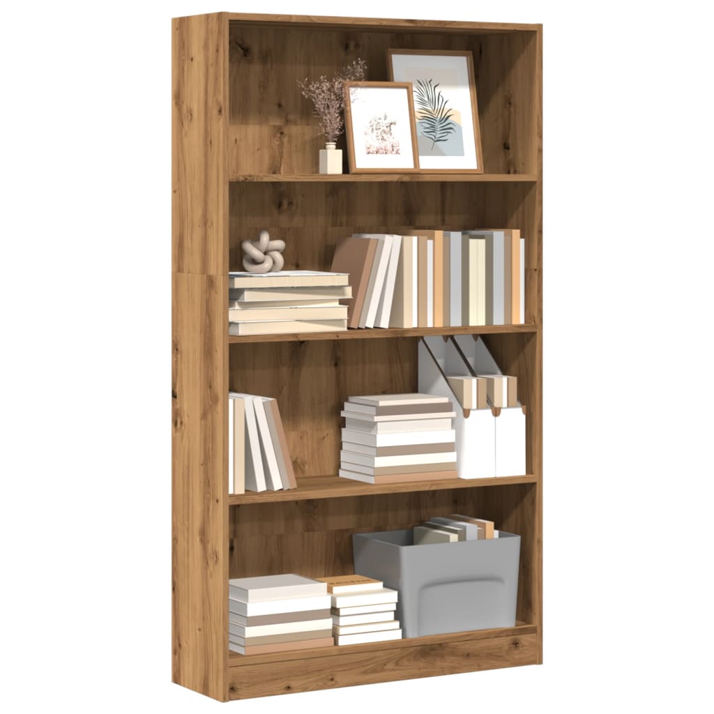 Bücherregal Artisan-Eiche 80x24x143 cm Holzwerkstoff