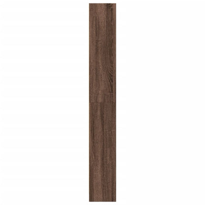 Bücherregal Braun Eichen-Optik 80x24x176 cm Holzwerkstoff