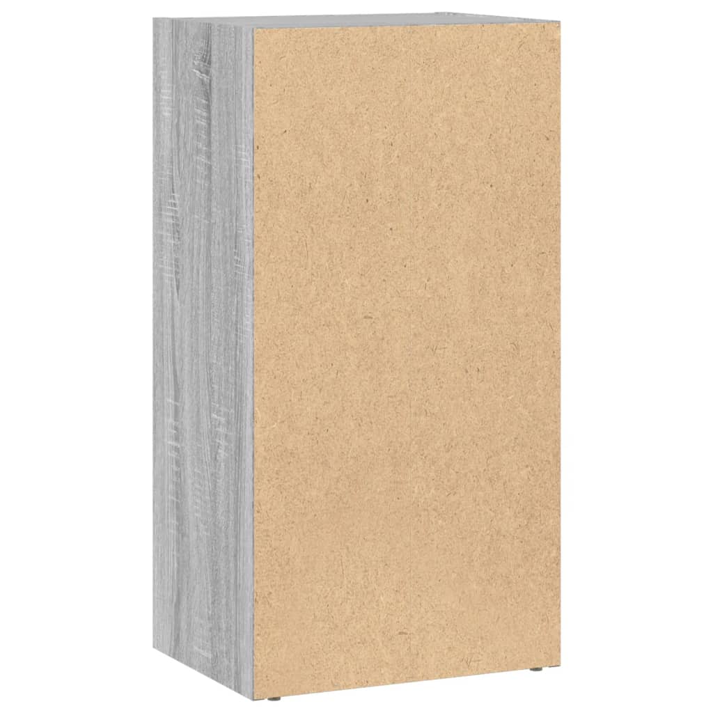 Bücherregal Grau Sonoma 40x30x77 cm Holzwerkstoff